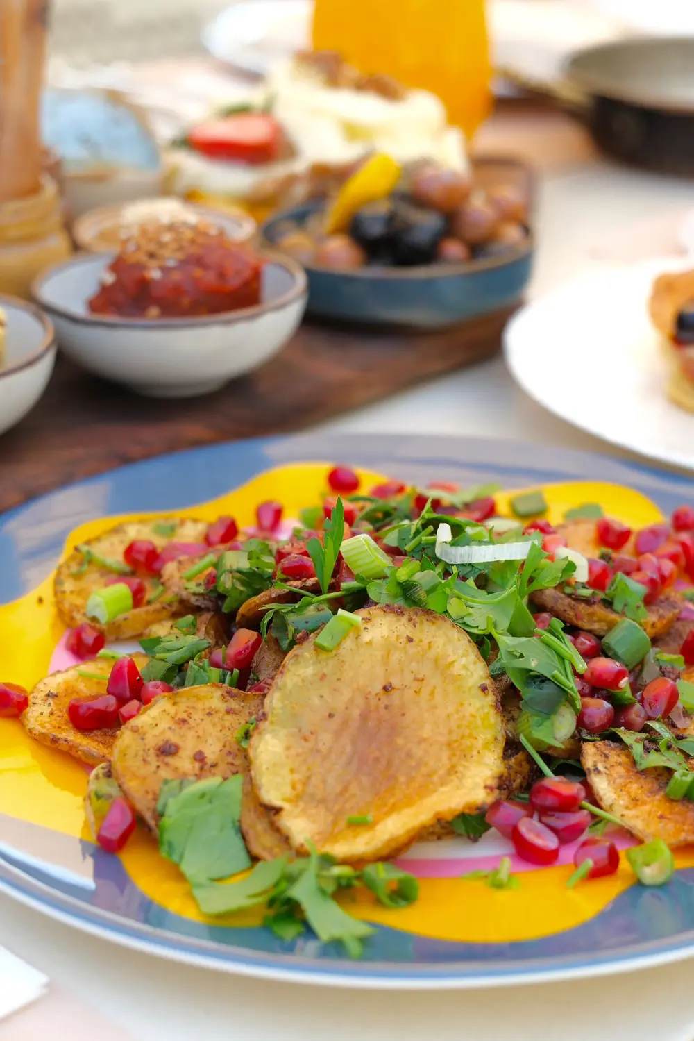 Mersin patates sunumu