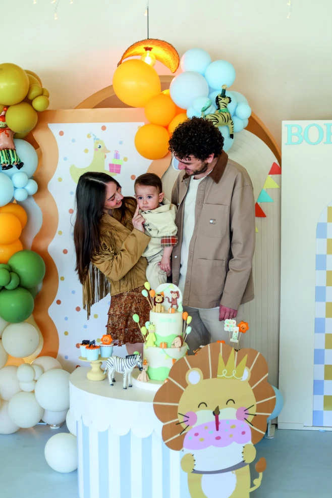 Aile kutlama portresi